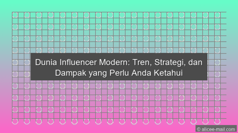 Dunia Influencer Modern