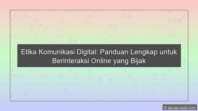 Etika Komunikasi Digital