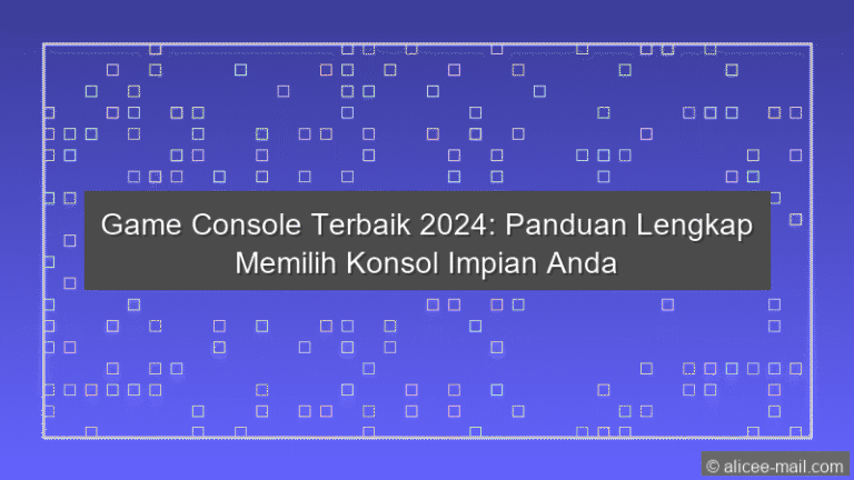 Game Console Terbaik