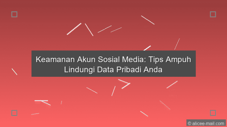 Keamanan Akun Sosial