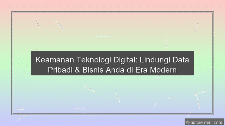 Keamanan Teknologi Digital