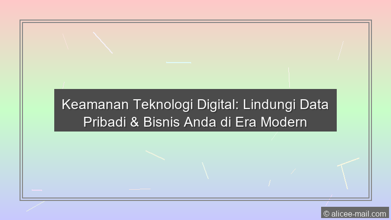 Keamanan Teknologi Digital