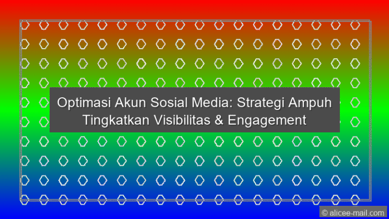 Optimasi Akun Sosial