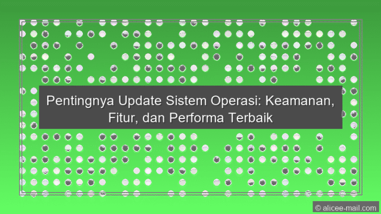 Update Sistem Operasi