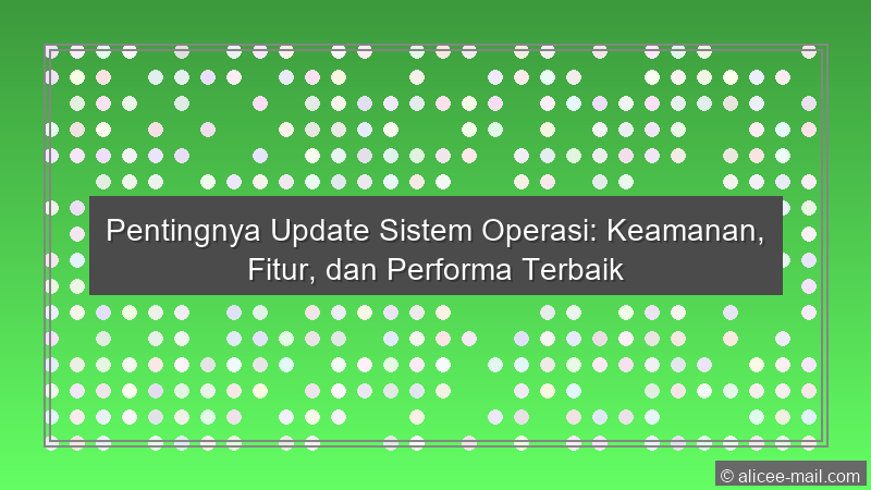 Update Sistem Operasi
