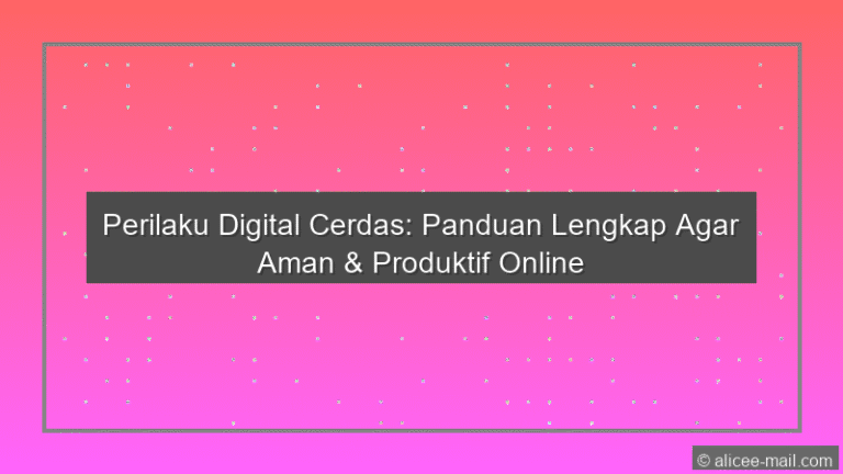 Perilaku Digital Cerdas