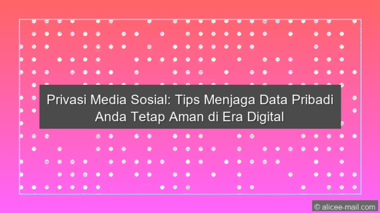 Privasi Media Sosial