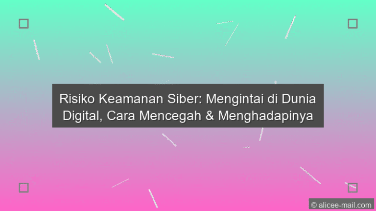 Risiko Keamanan Siber
