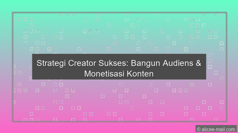 Strategi Creator Sukses