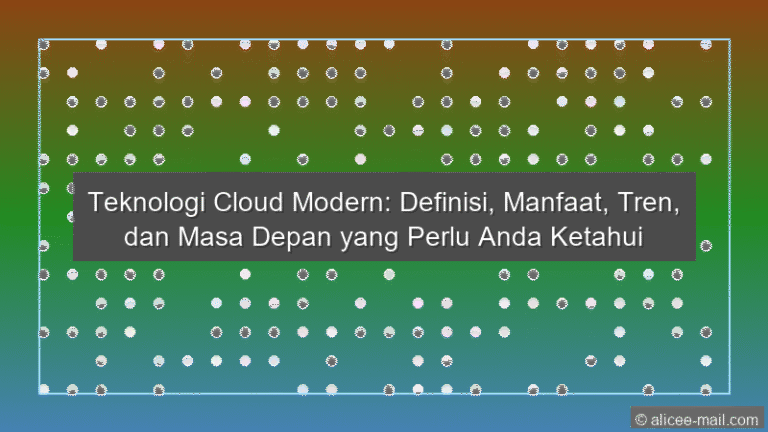 Teknologi Cloud Modern