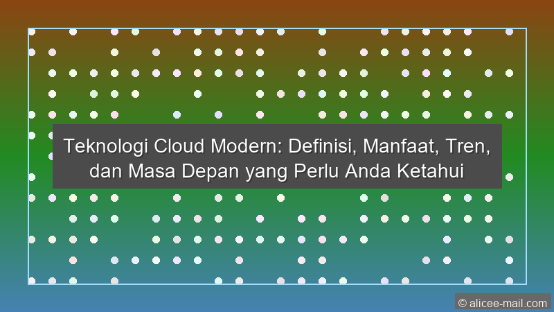 Teknologi Cloud Modern
