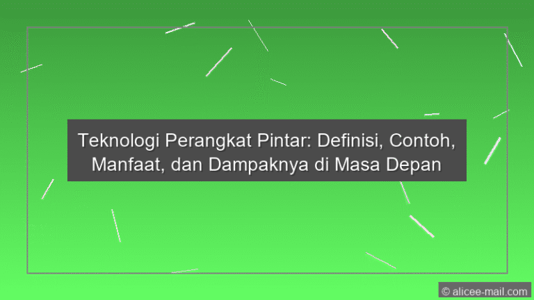 Teknologi Perangkat Pintar