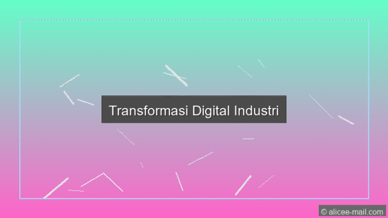 Transformasi Digital Industri