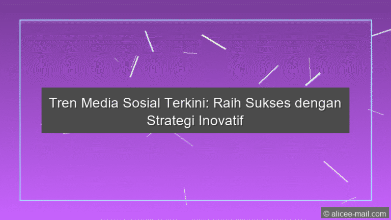 Tren Media Sosial