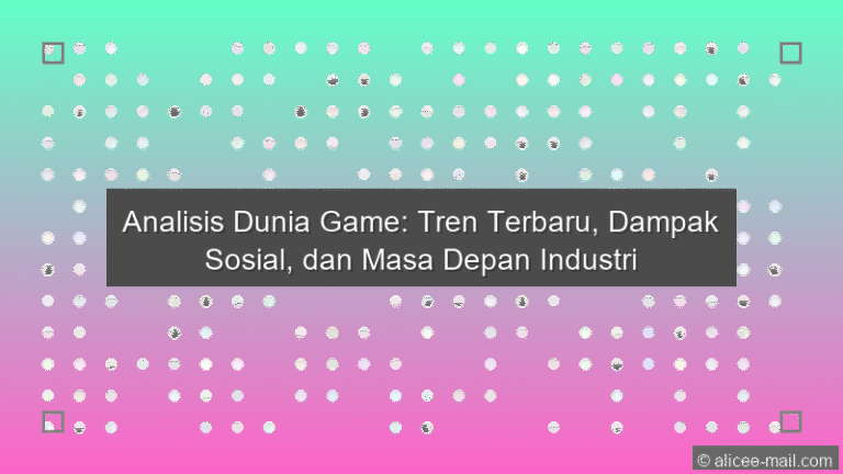 Analisis Dunia Game