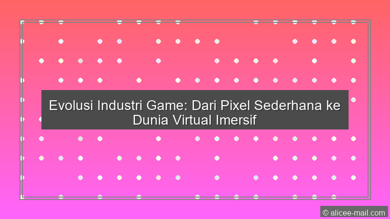 Evolusi Industri Game