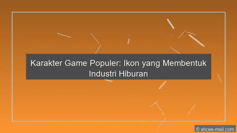 Karakter Game Populer