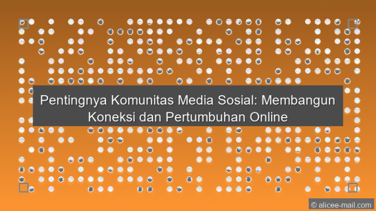 Komunitas Media Sosial