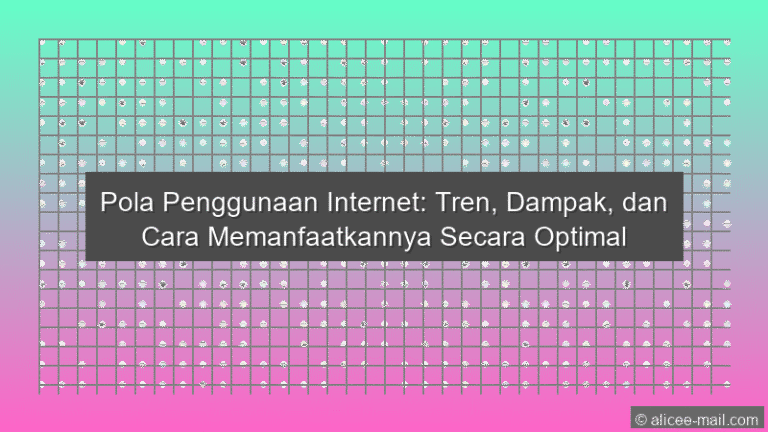 Pola Penggunaan Internet