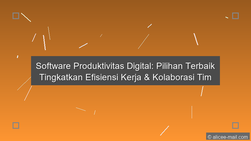 Software Produktivitas Digital