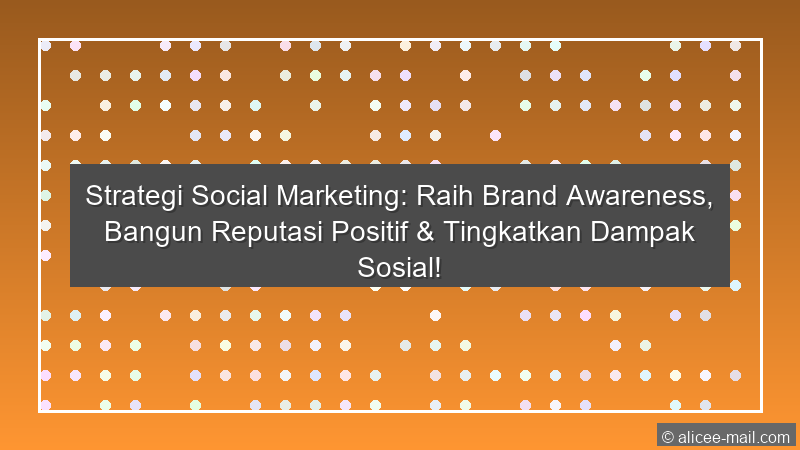 Strategi Social Marketing