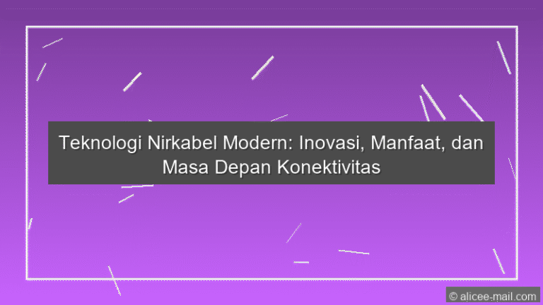 Teknologi Nirkabel Modern