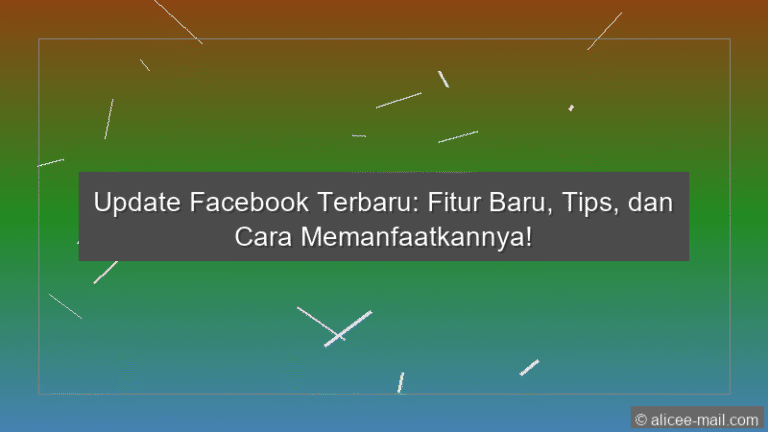 Update Facebook Terbaru
